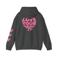Load image into Gallery viewer, Love Your Body | Women’s Motivational Fitness Hoodie