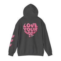 Load image into Gallery viewer, Love Your Body | Women’s Motivational Fitness Hoodie