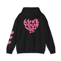 Load image into Gallery viewer, Love Your Body | Women’s Motivational Fitness Hoodie