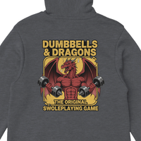 Load image into Gallery viewer, Dumbbells &amp; Dragons Hoodie | Unisex