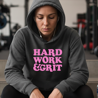 Load image into Gallery viewer, Hard Work &amp; Grit Hoodie | Unisex