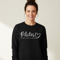 Load image into Gallery viewer, Pilates is my Happy Hour Crewneck Sweatshirt | Women