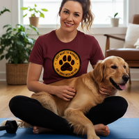 Load image into Gallery viewer, Workout and Hang with my Dog Paw T-shirt | Unisex